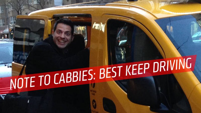 Illustration for article titled I Was A NYC Cabbie In Nissan's New Cab For One Magic Hour